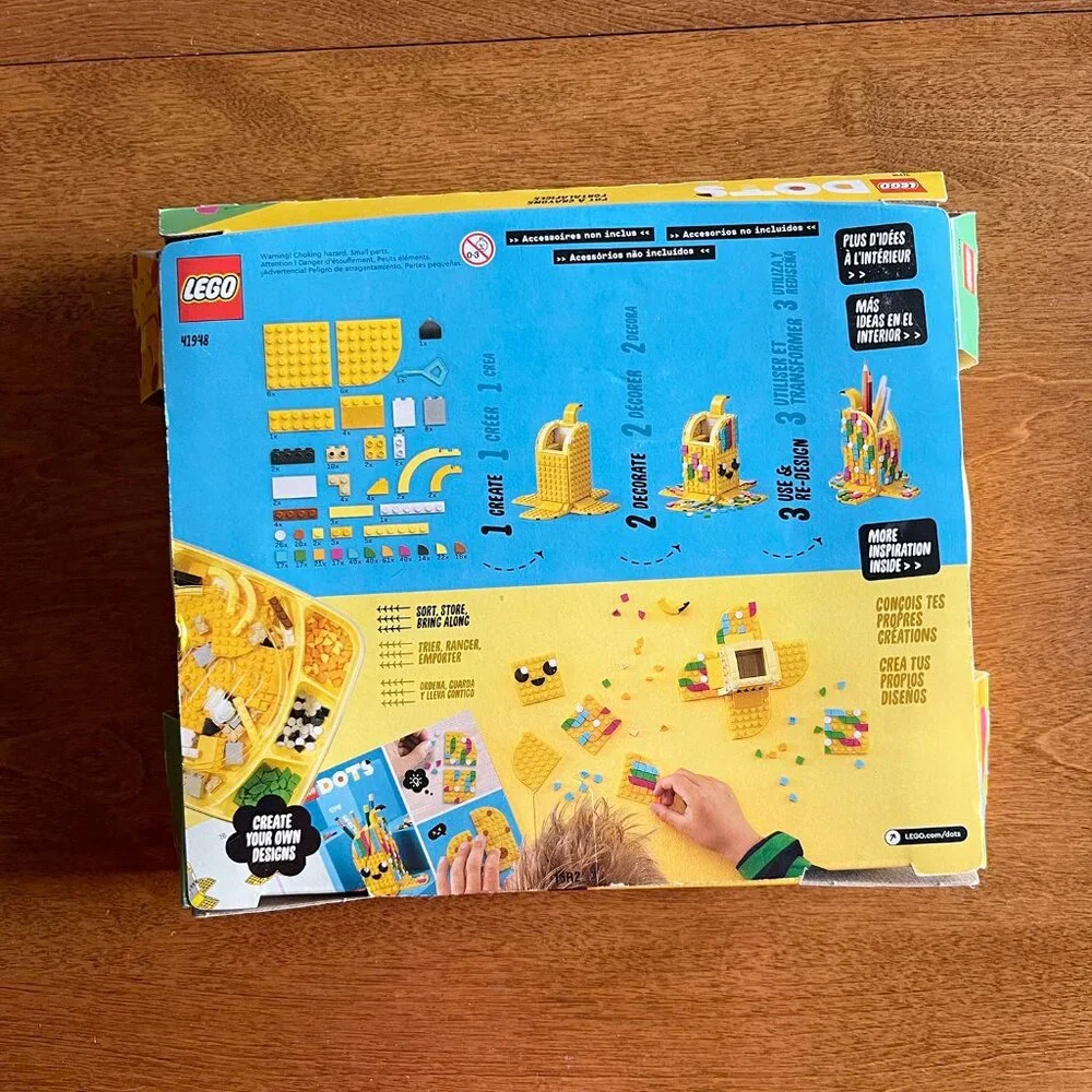 Lego Dots banana pen holder set 41948 NIB